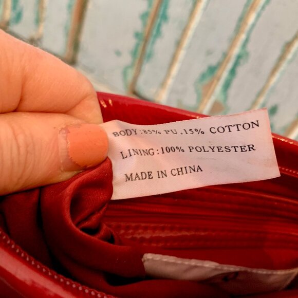 Big Buddha Red Flower Clutch Wristlet - Picture 4 of 7